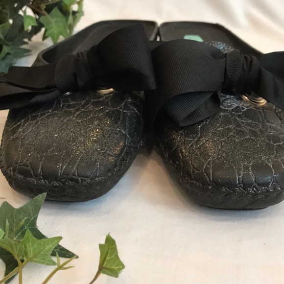 OKABASHI- OKA b- vegan rubber slides with bow - Picture 4 of 8